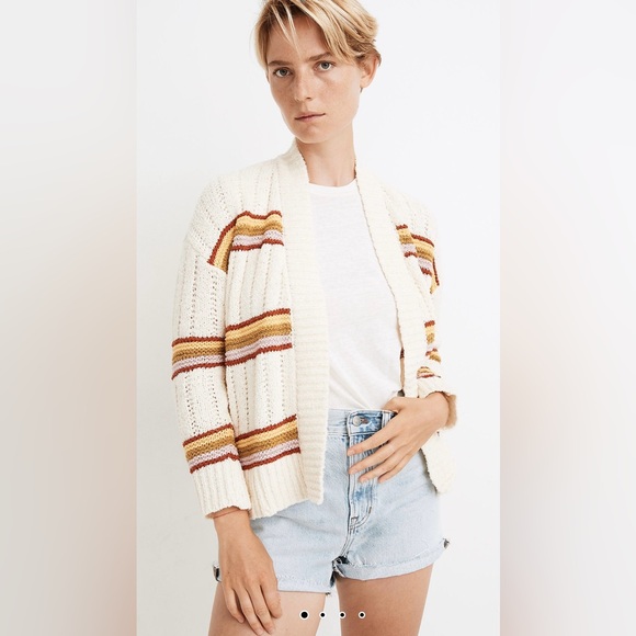 Madewell Sweaters - 💥PRICE DROP💥 Striped Diaz Open Cardigan